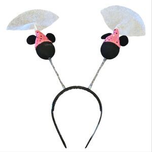 EC DISNEY PARKS VINTAGE MINNIE BOBBLE HEADBAND OSFM